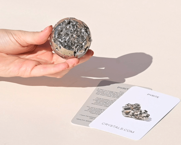 Wealth abundance crystals pyrite