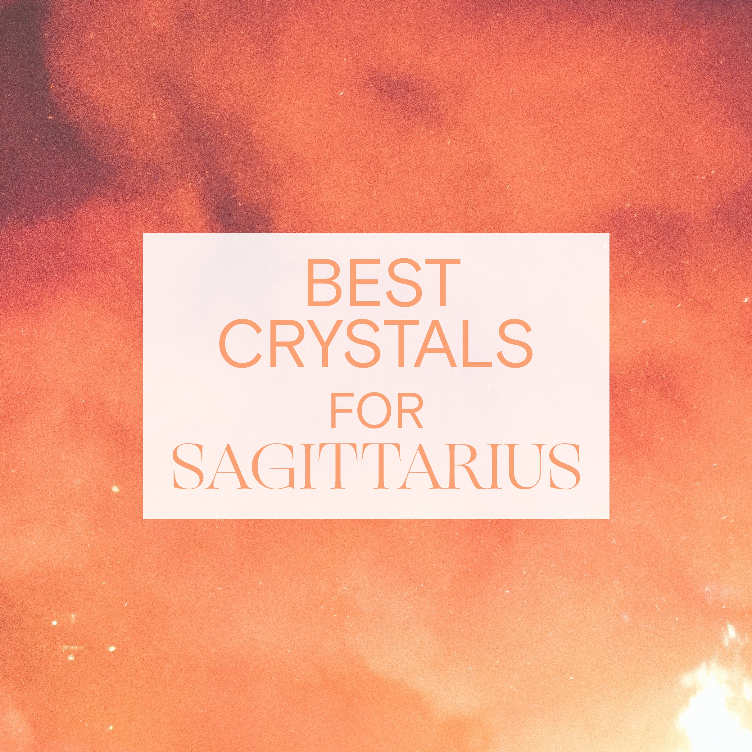 best crystals for sagittarius