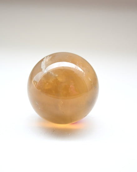 Citrine Sphere — Citrine crystal specimen
