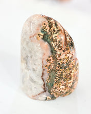 Pink Amethyst Polished  geode 2.8lbs