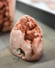 Pink Amethyst Polished Geode 2.2lbs