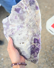 Chevron Dream Amethyst Slab