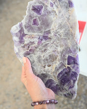 Chevron Dream Amethyst Slab