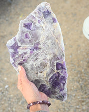 Chevron Dream Amethyst Slab