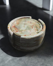 Green Onyx Coaster Set