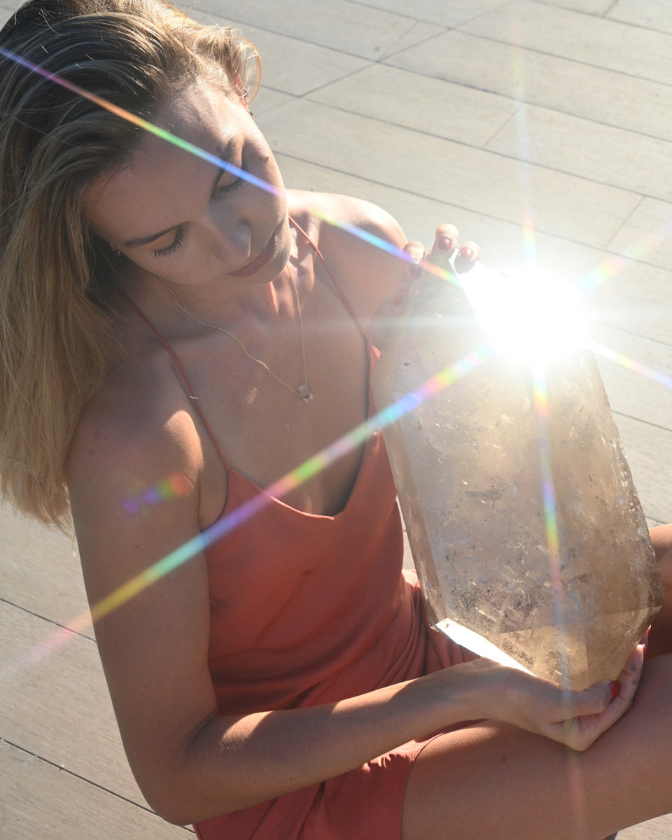 big crystal home decor