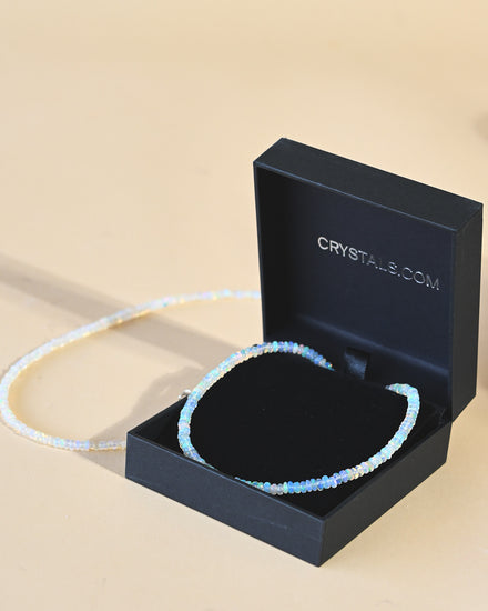 Opal Necklace — Pink Opal crystal specimen