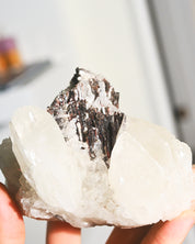 Hubnerite with Quartz 3inch