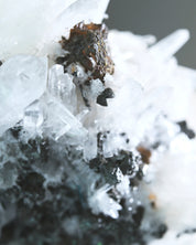 Hubnerite with Quartz 6 inch