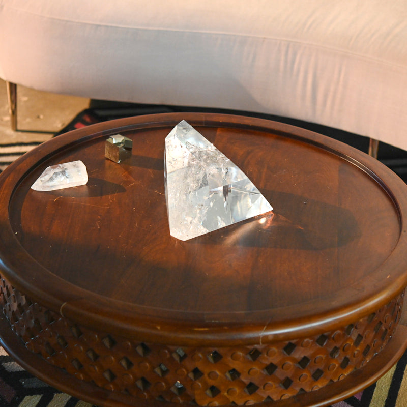 AA Clear Quartz Geometric Form XL 14lbs