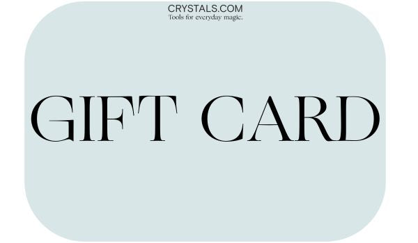 Crystals gift card