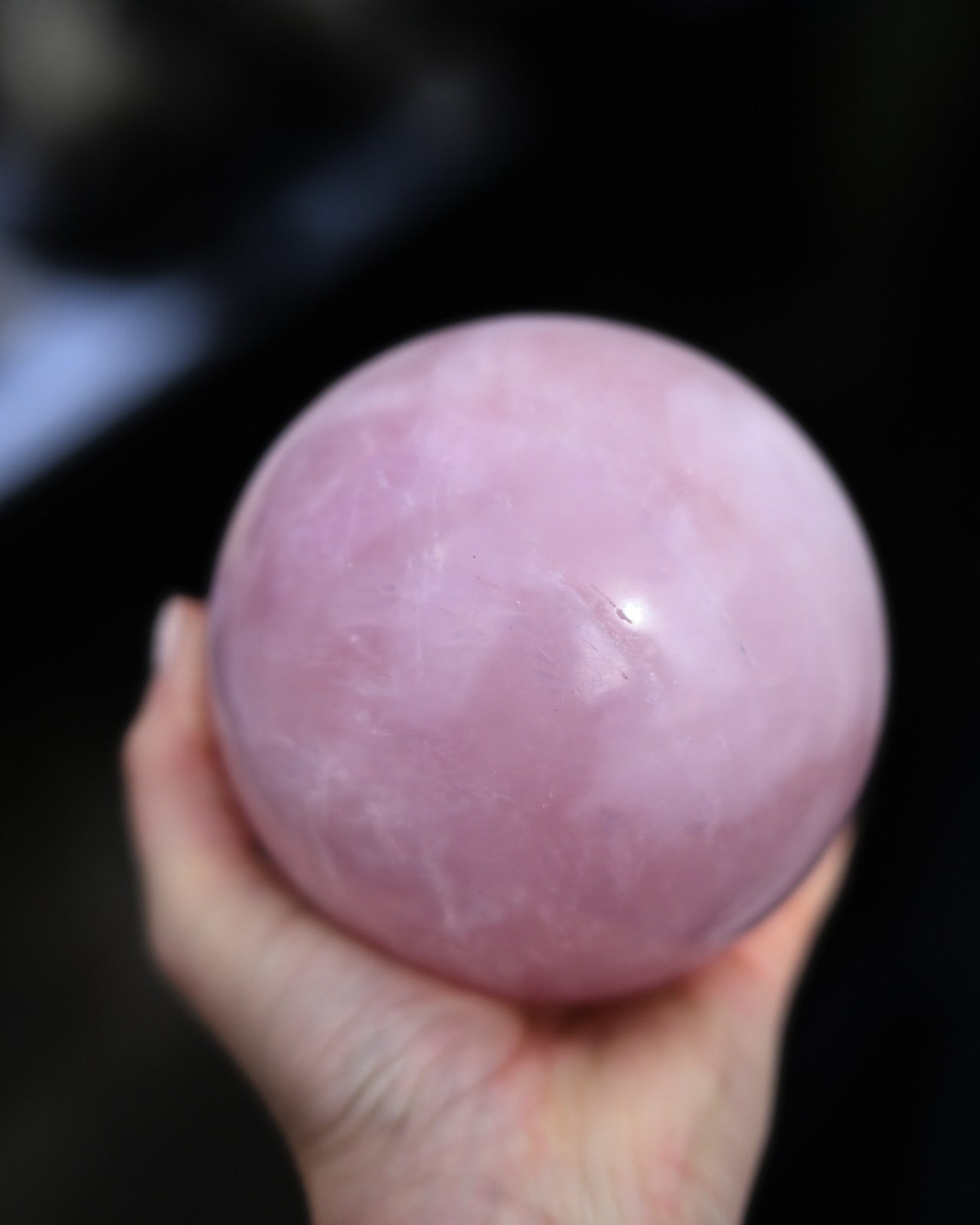 XL Rose Quartz Sphere 4lbs