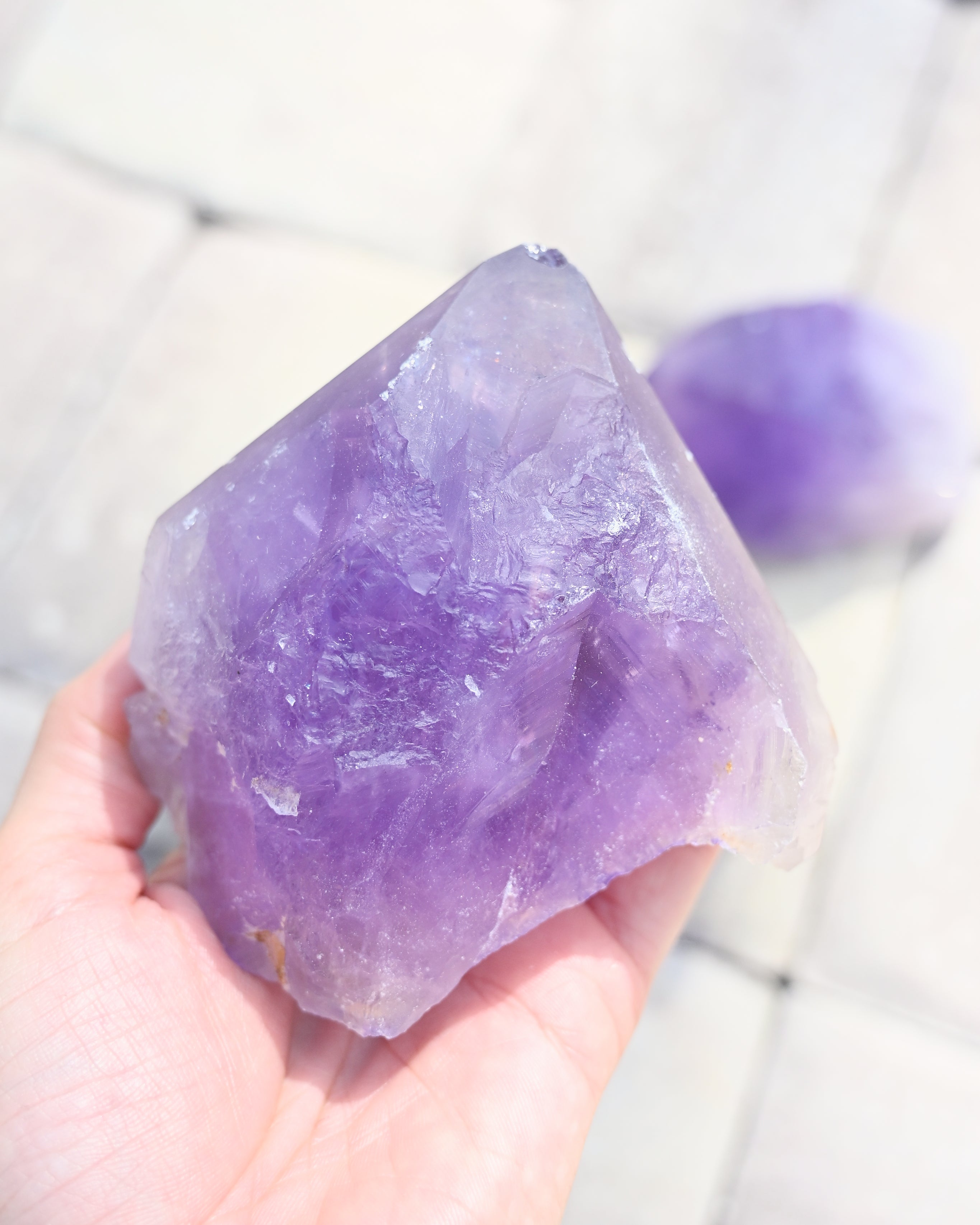 Rough Bolivian Amethyst Point