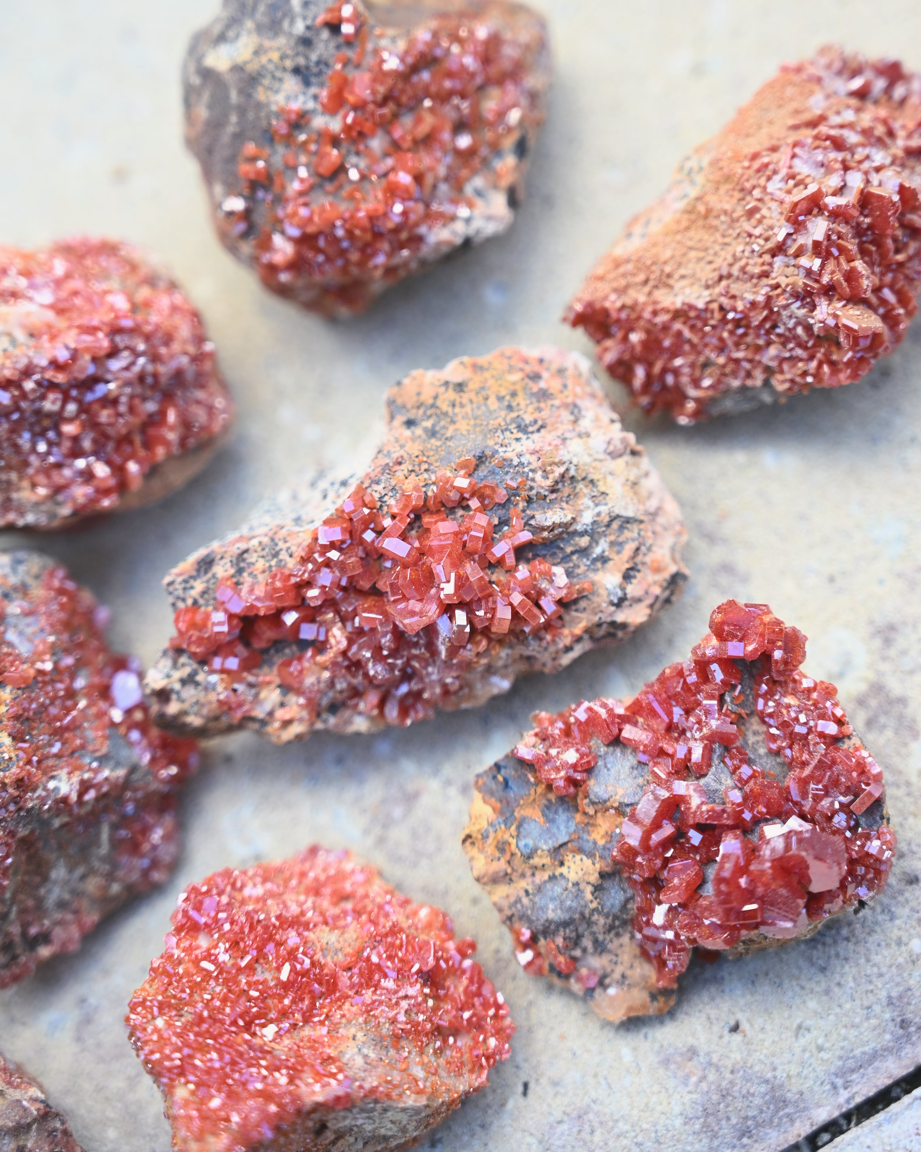 Mini Vanadinite specimen