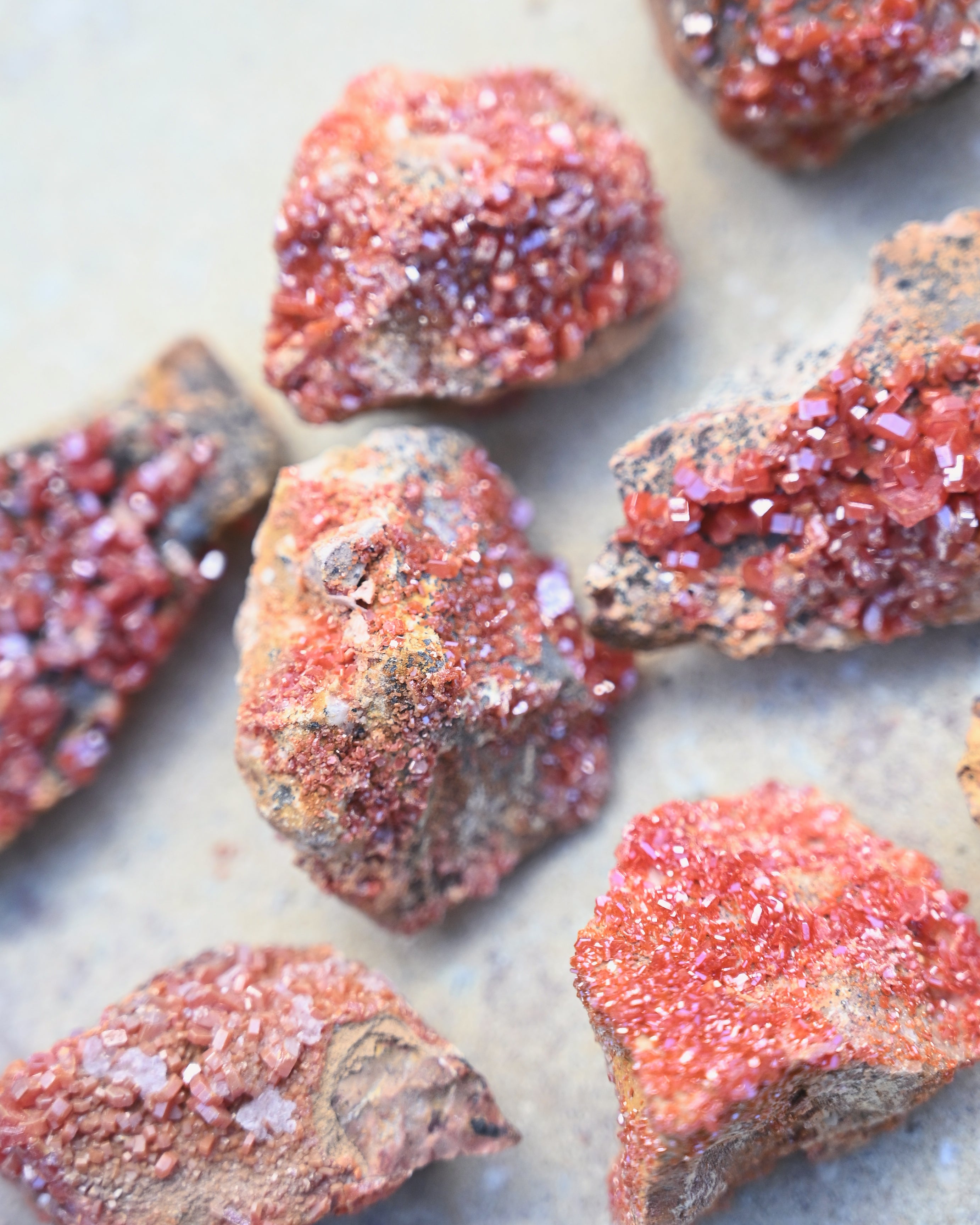 Mini Vanadinite specimen