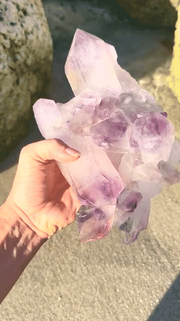 3.3lbs XL Bolivian Amethyst Cluster