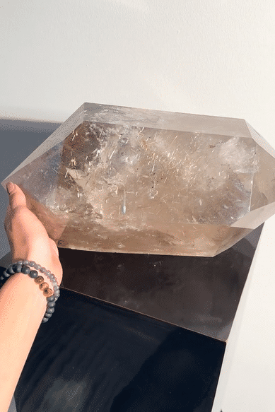 big crystal home decor