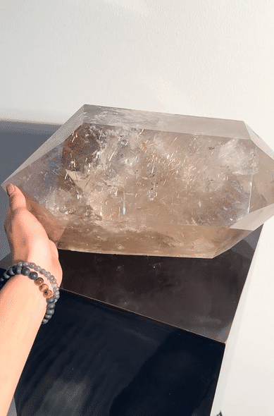 big crystal home decor