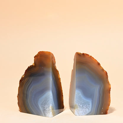 Agate bookends 1.6lbs