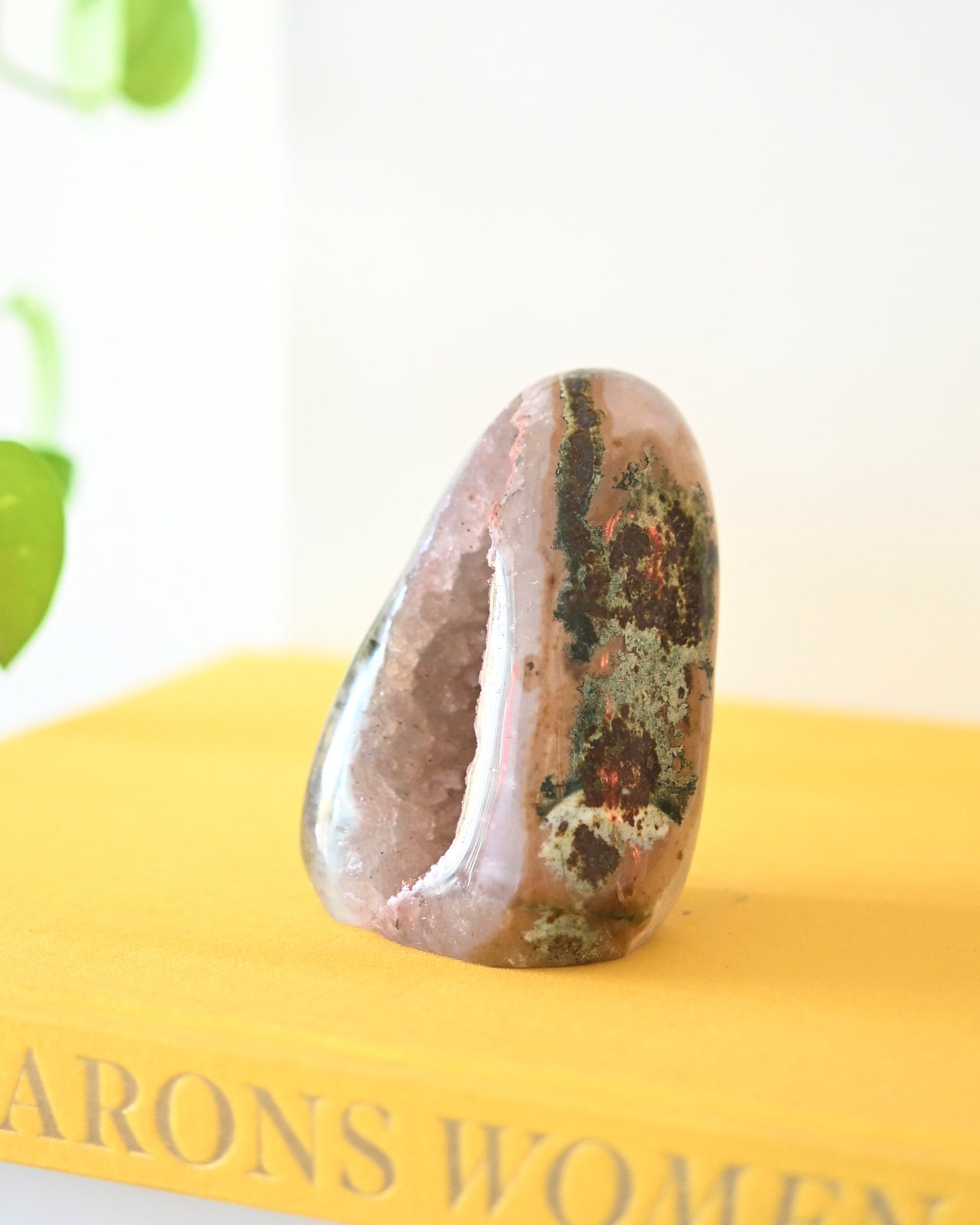Pink Amethyst Druzy Freeform 4 inch