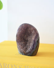 Pink Amethyst Druzy Freeform 4 inch