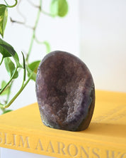 Pink Amethyst Druzy Freeform 4 inch
