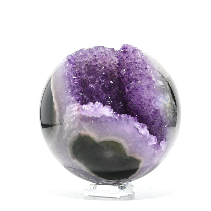 XL Druzy Amethyst Sphere 4bs
