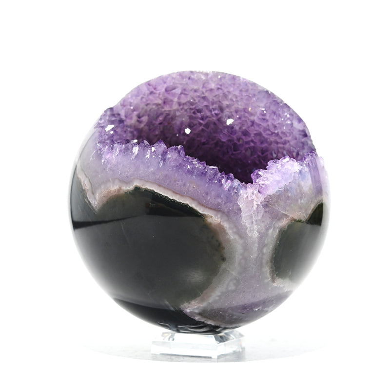 XL Druzy Amethyst Sphere 4bs