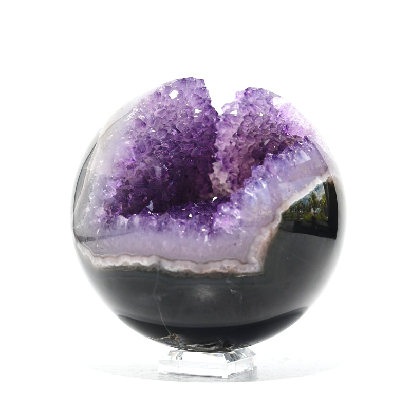 XL Druzy Amethyst Sphere 4bs