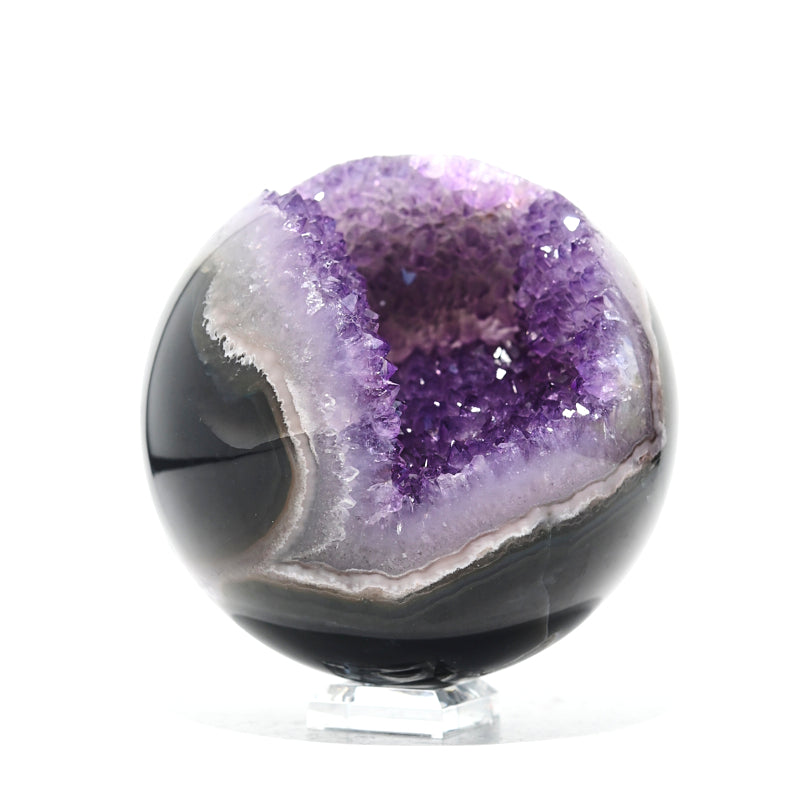 XL Druzy Amethyst Sphere 4bs