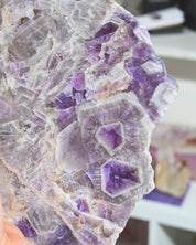 Chevron Dream Amethyst Slab