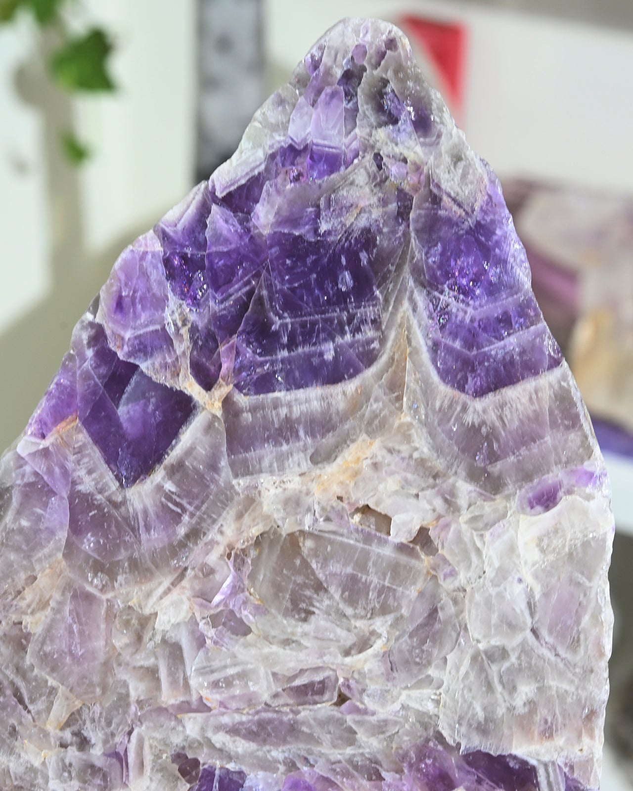 Chevron Dream Amethyst Slab