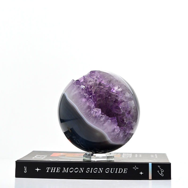 XL Druzy Amethyst Sphere 4.1bs