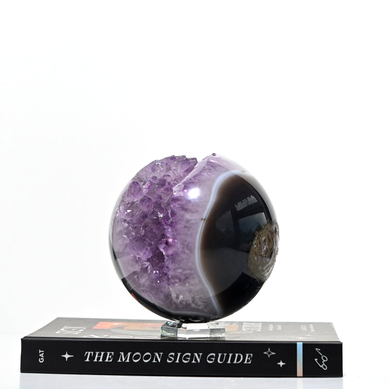 XL Druzy Amethyst Sphere 4.1bs