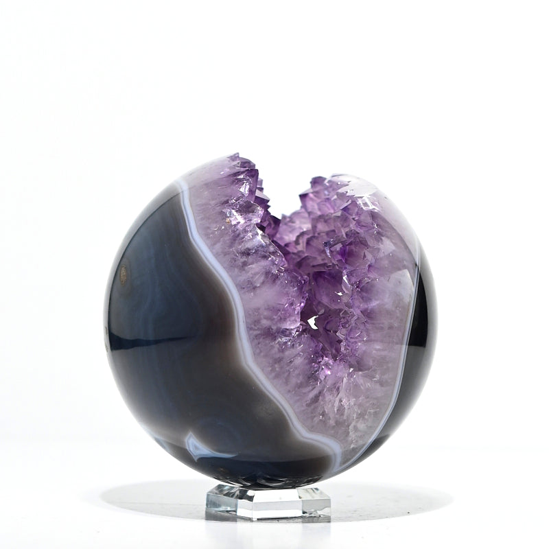 XL Druzy Amethyst Sphere 4.1bs