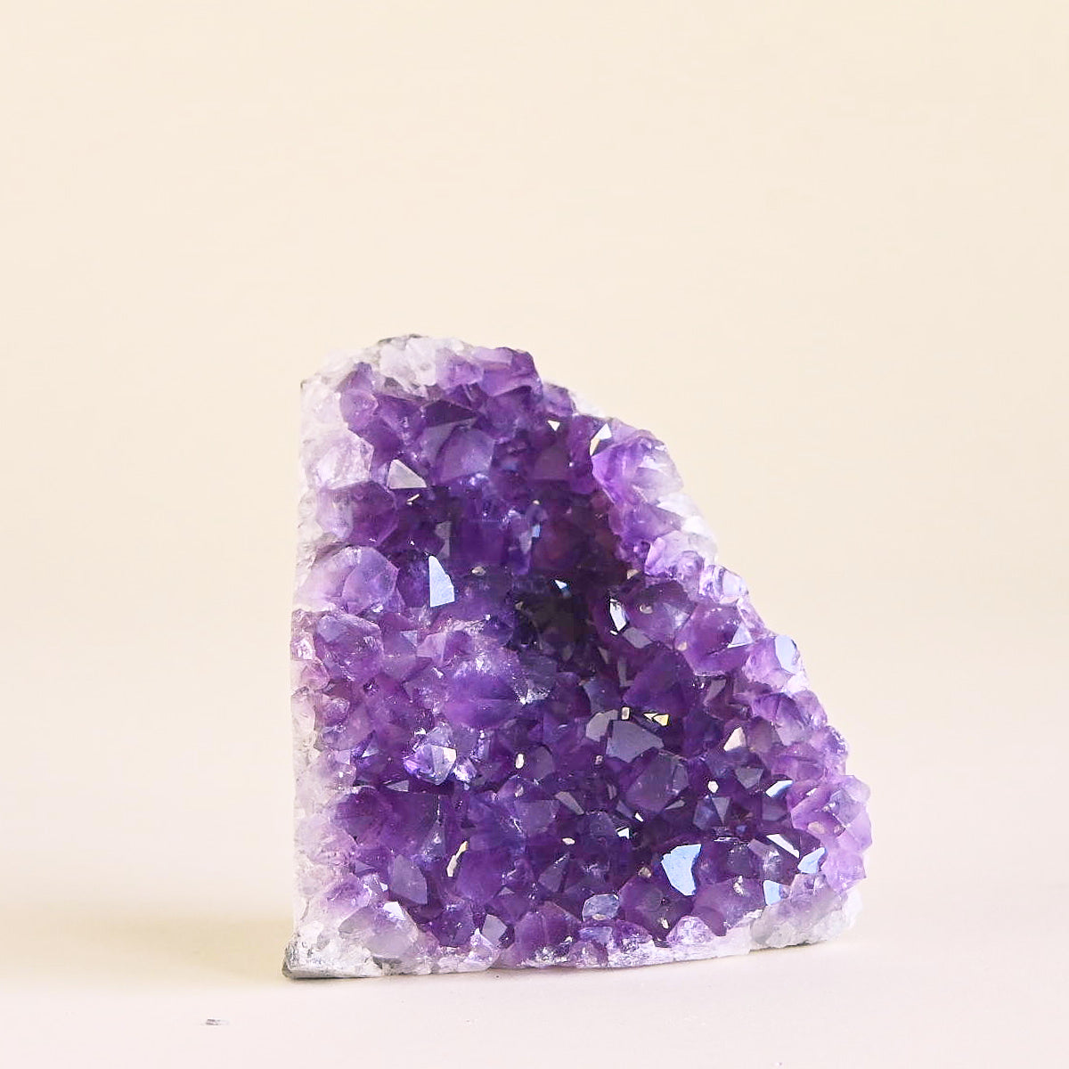 amethyst geode cut base
