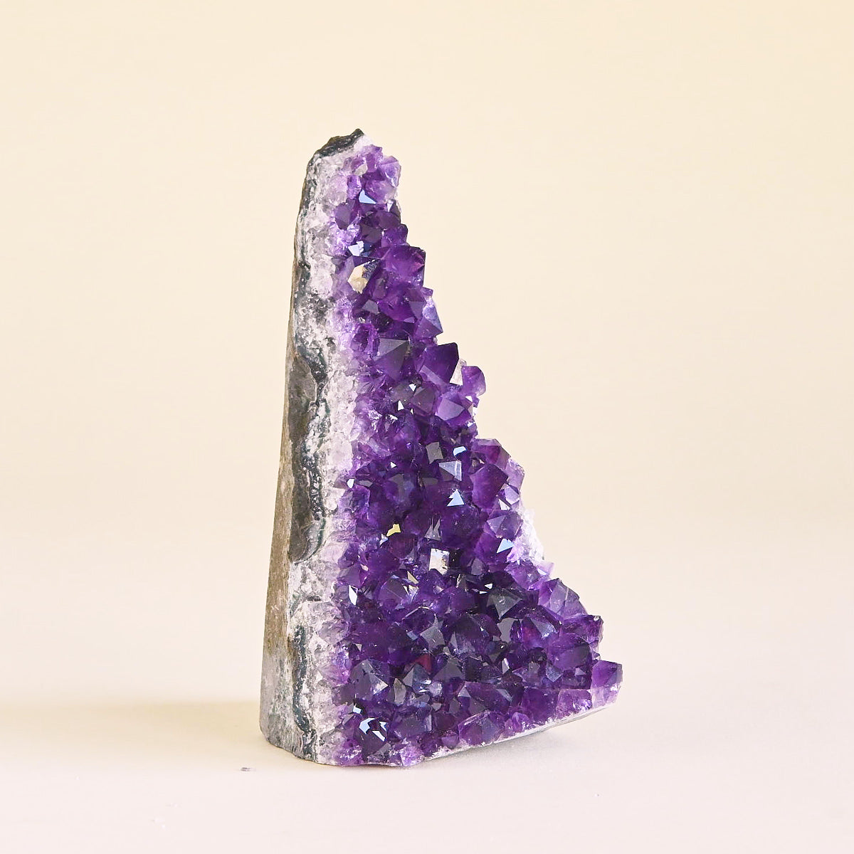 amethyst geode cut base