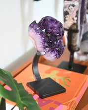 Amethyst Crystal Geode on Stand 6.4lbs