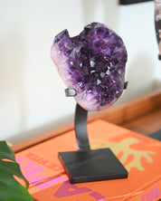 Amethyst Crystal Geode on Stand 6.4lbs