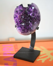 Amethyst Crystal Geode on Stand 6.4lbs