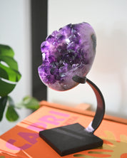 Amethyst Crystal Geode on Stand 6.4lbs