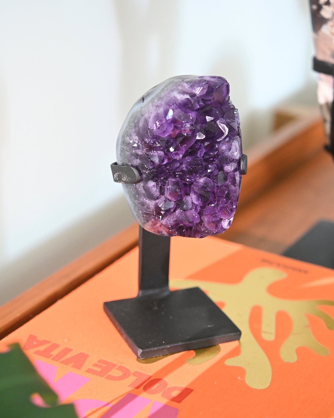 Amethyst Crystal Geode on Stand 3lbs