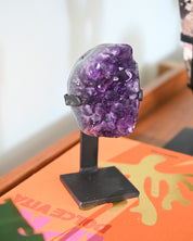 Amethyst Crystal Geode on Stand 3lbs