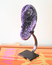 Amethyst Crystal Geode on Stand 3.8lbs