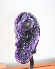 Amethyst Crystal Geode on Stand 3.8lbs