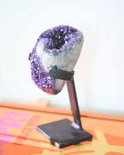Amethyst Crystal Geode on Stand 3.8lbs