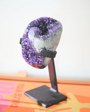 Amethyst Crystal Geode on Stand 3.8lbs