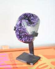 Amethyst Crystal Geode on Stand 3.8lbs