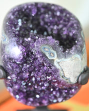 Amethyst Crystal Geode on Stand 3.8lbs