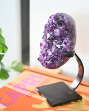 Amethyst Crystal Geode on Stand 6.1lb